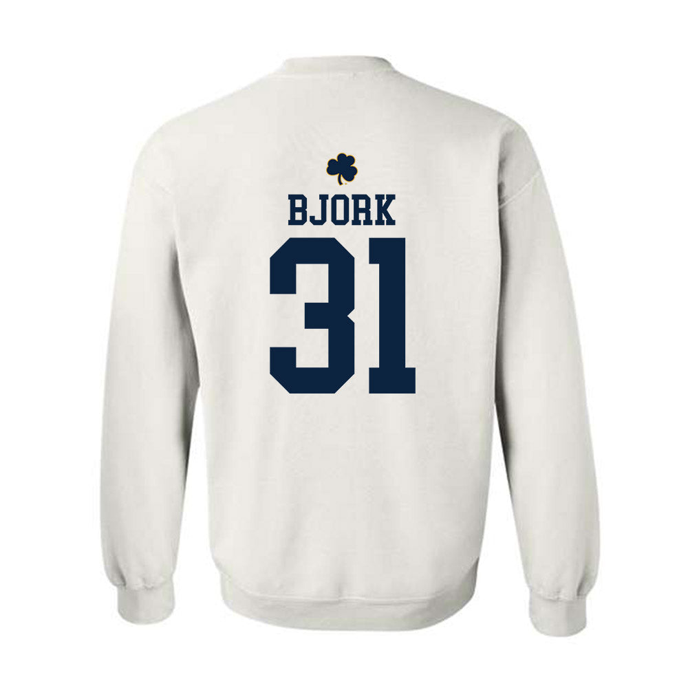 Notre Dame - NCAA Women's Volleyball : Anna Bjork - Classic Shersey Crewneck Sweatshirt