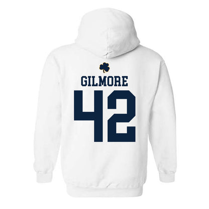 Notre Dame - NCAA Baseball : Clark Gilmore - Classic Shersey Hooded Sweatshirt-1