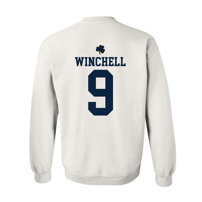 Notre Dame - NCAA Softball : Mickey Winchell - Classic Shersey Crewneck Sweatshirt-1