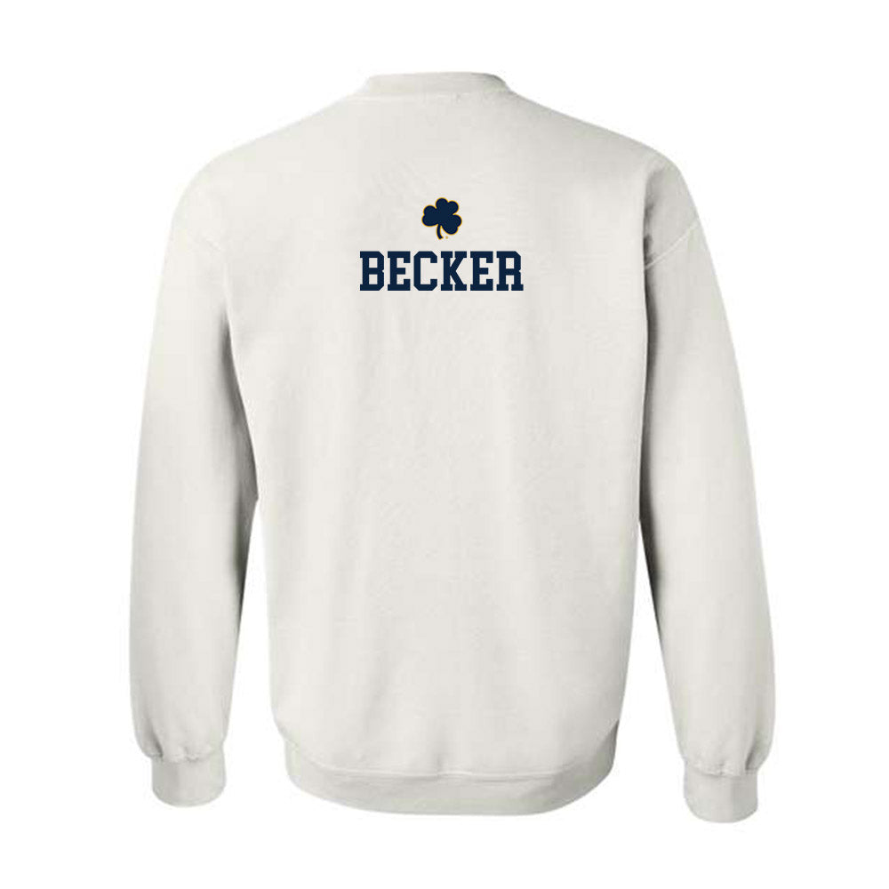 Notre Dame - NCAA Men's Tennis : Noah Becker - Classic Shersey Crewneck Sweatshirt