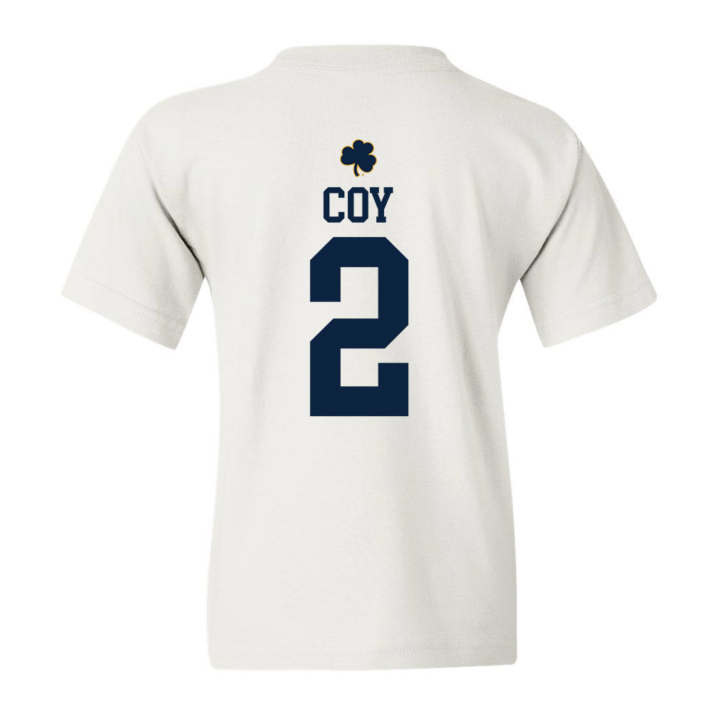 Notre Dame - NCAA Baseball : Noah Coy - Classic Shersey Youth T-Shirt