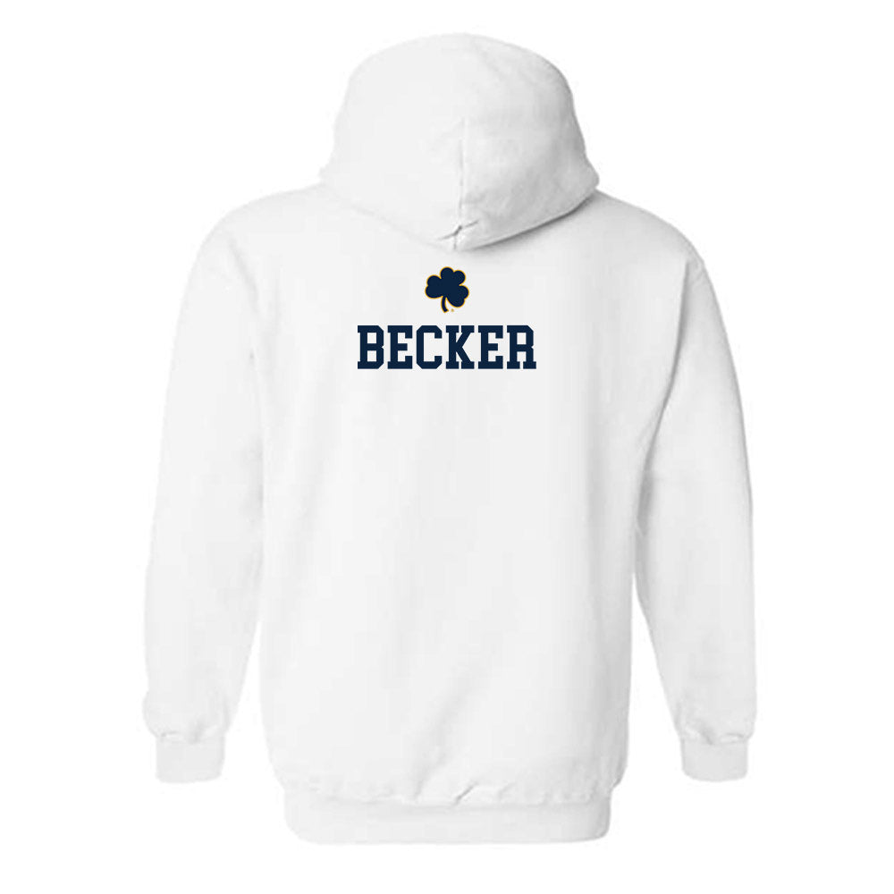 Notre Dame - NCAA Men's Tennis : Noah Becker - Classic Shersey Hooded Sweatshirt