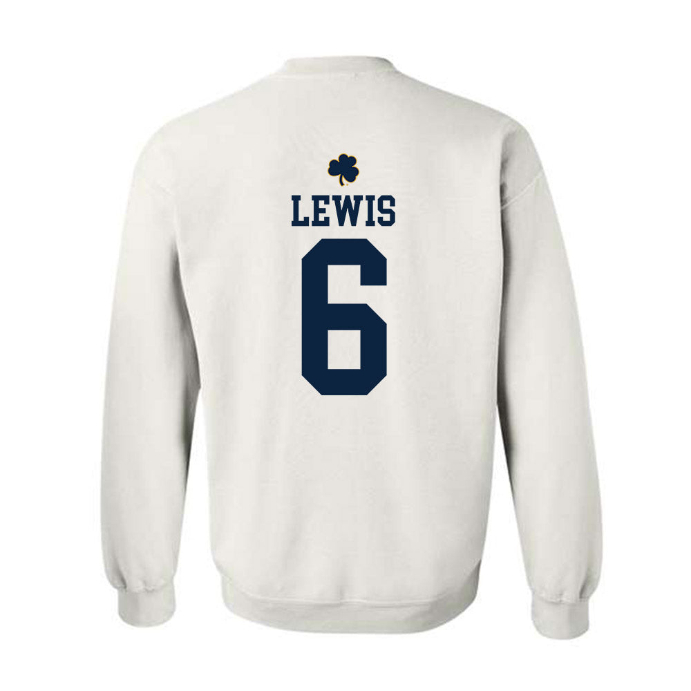 Notre Dame - NCAA Men's Soccer : Wyatt Lewis - Classic Shersey Crewneck Sweatshirt-1