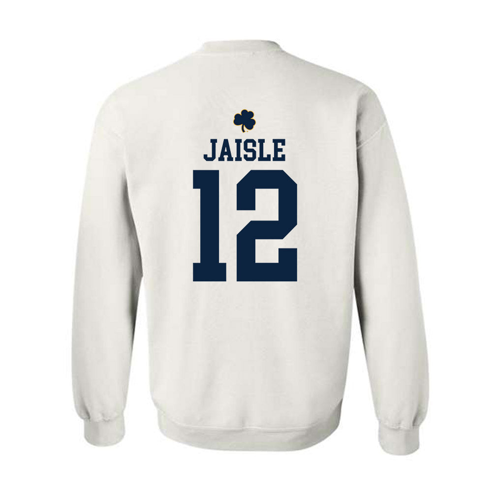 Notre Dame - NCAA Baseball : Will Jaisle - Classic Shersey Crewneck Sweatshirt-1
