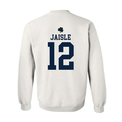 Notre Dame - NCAA Baseball : Will Jaisle - Classic Shersey Crewneck Sweatshirt-1