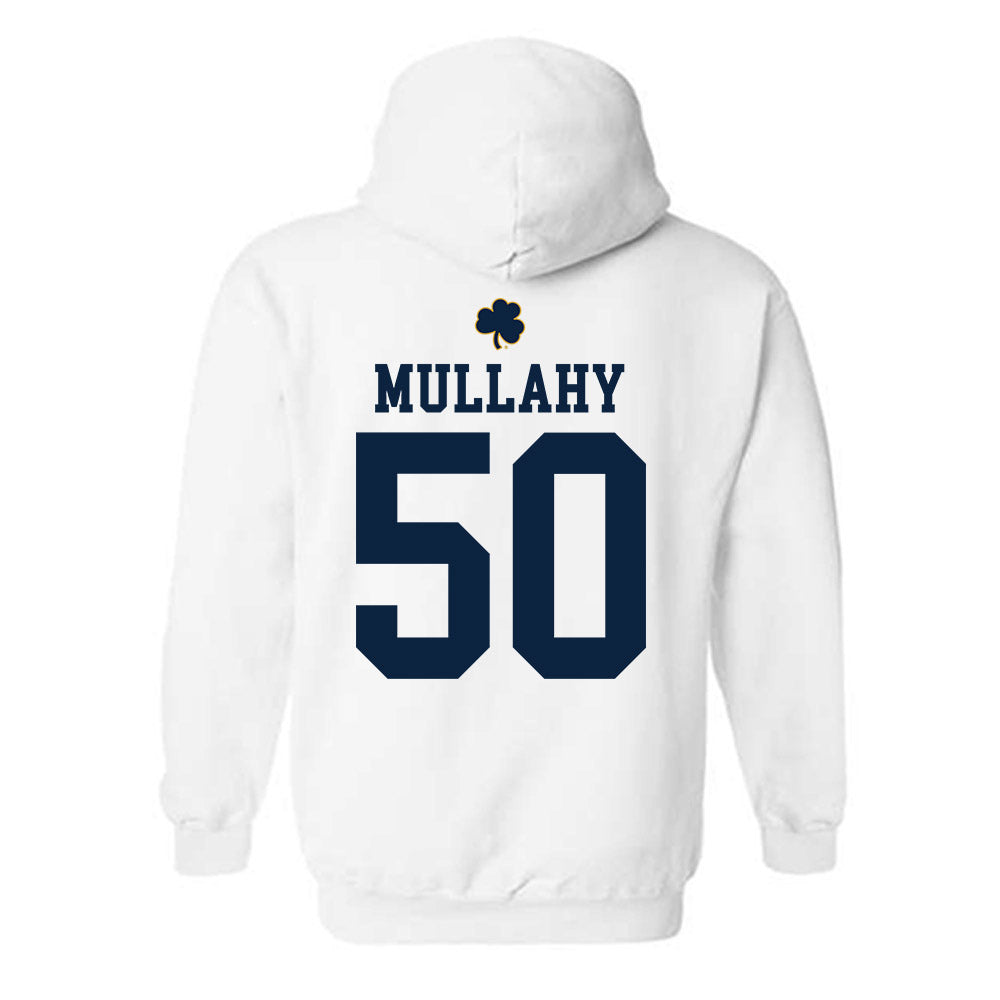 Notre Dame - NCAA Men's Lacrosse : Brendan Mullahy - Classic Shersey Hooded Sweatshirt-1