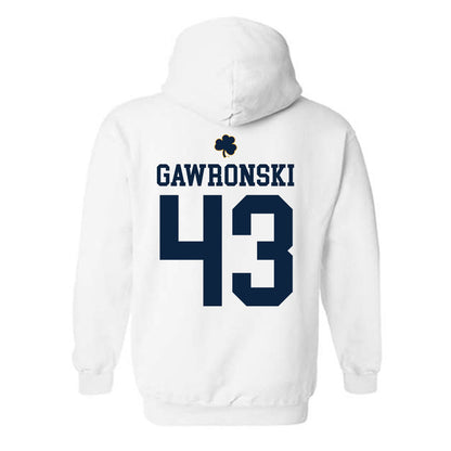 Notre Dame - NCAA Women's Lacrosse : Avery Gawronski - Classic Shersey Hooded Sweatshirt-1