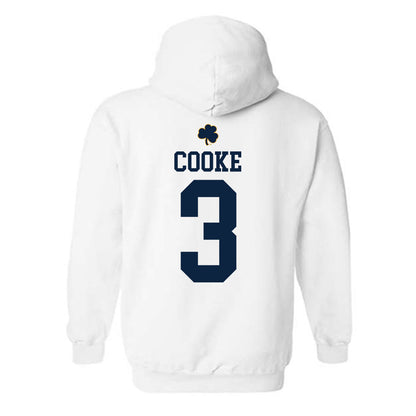 Notre Dame - NCAA Men's Lacrosse : Declan Cooke - Classic Shersey Hooded Sweatshirt-1