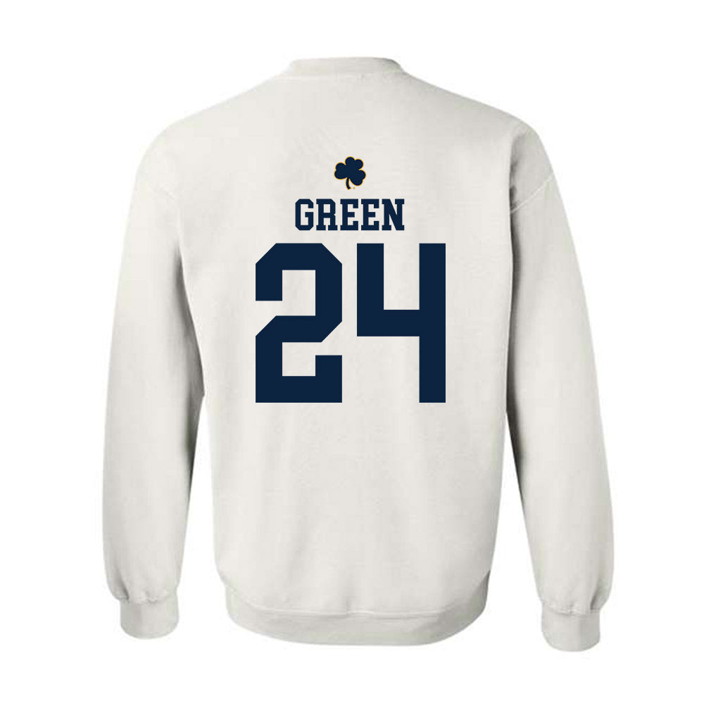 Notre Dame - NCAA Men's Soccer : Sebastian Green - Classic Shersey Crewneck Sweatshirt-1