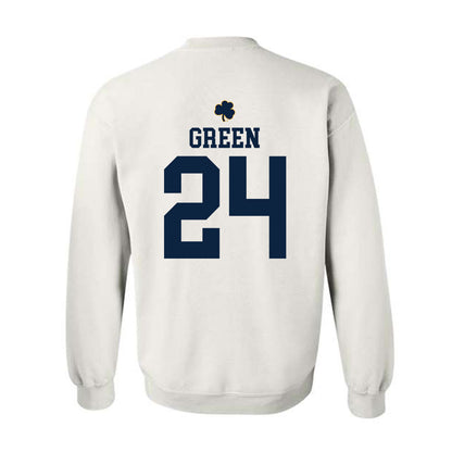 Notre Dame - NCAA Men's Soccer : Sebastian Green - Classic Shersey Crewneck Sweatshirt-1