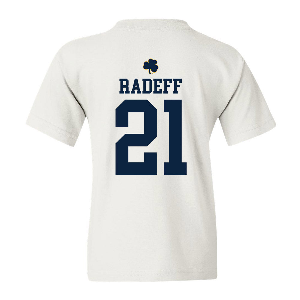 Notre Dame - NCAA Women's Volleyball : Maria Radeff - Classic Shersey Youth T-Shirt