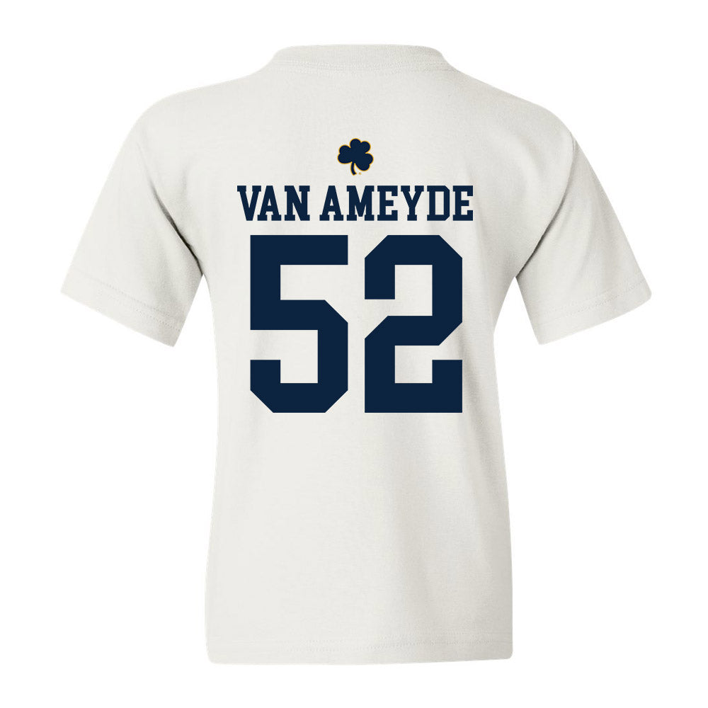 Notre Dame - NCAA Baseball : Chase Van Ameyde - Classic Shersey Youth T-Shirt