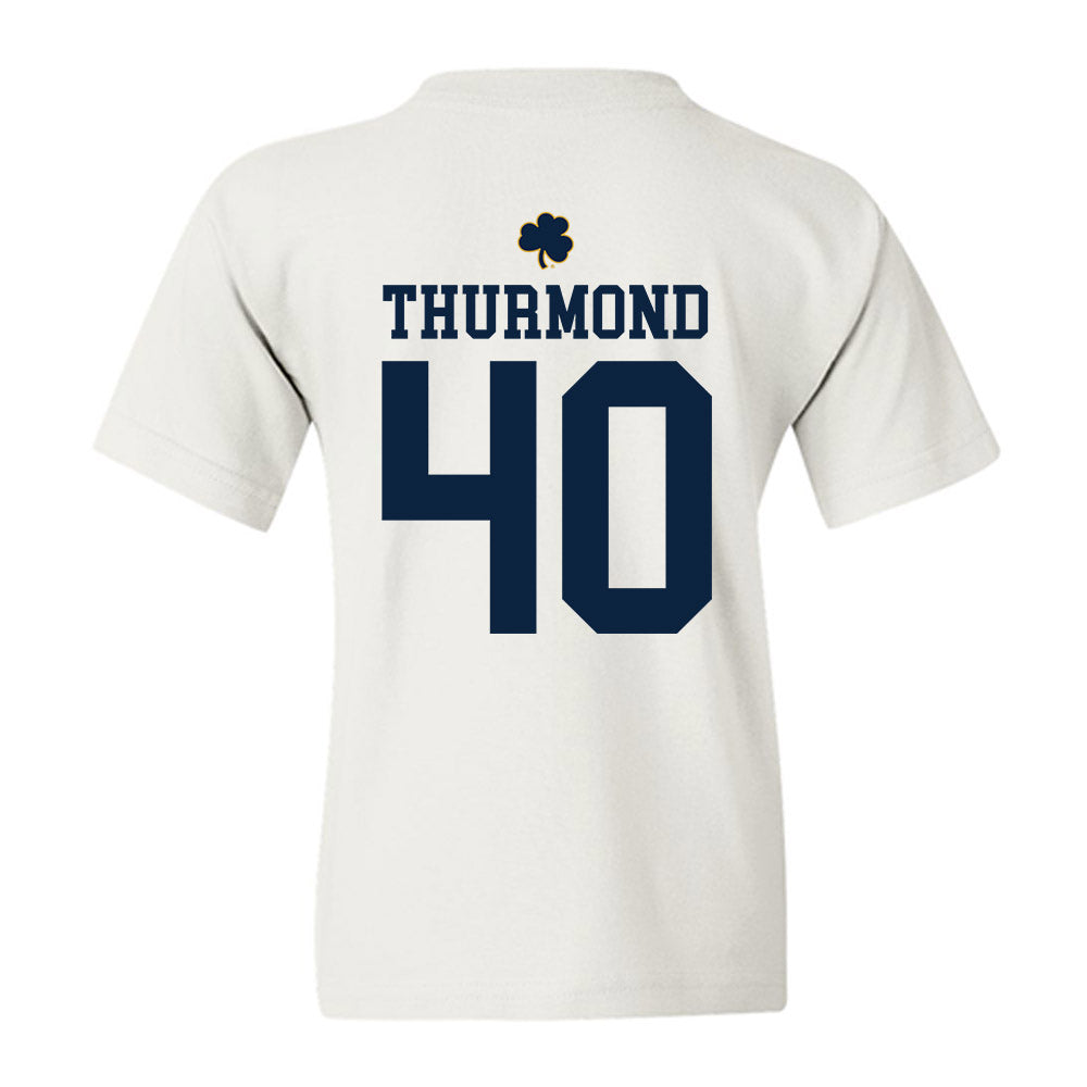Notre Dame - NCAA Baseball : Eli Thurmond - Classic Shersey Youth T-Shirt-1