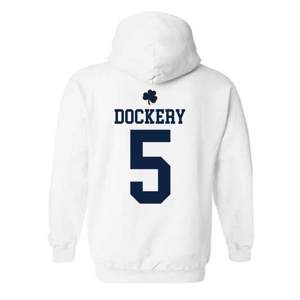 Notre Dame - NCAA Women's Volleyball : Cailey Dockery - Classic Shersey Hooded Sweatshirt-1