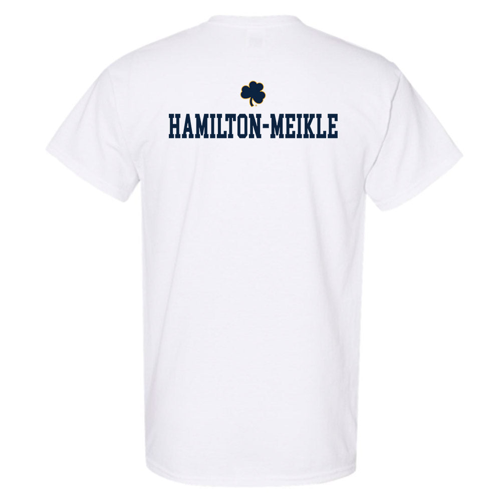 Notre Dame - NCAA Men's Fencing : Jonathan Hamilton-Meikle - Classic Shersey T-Shirt-1