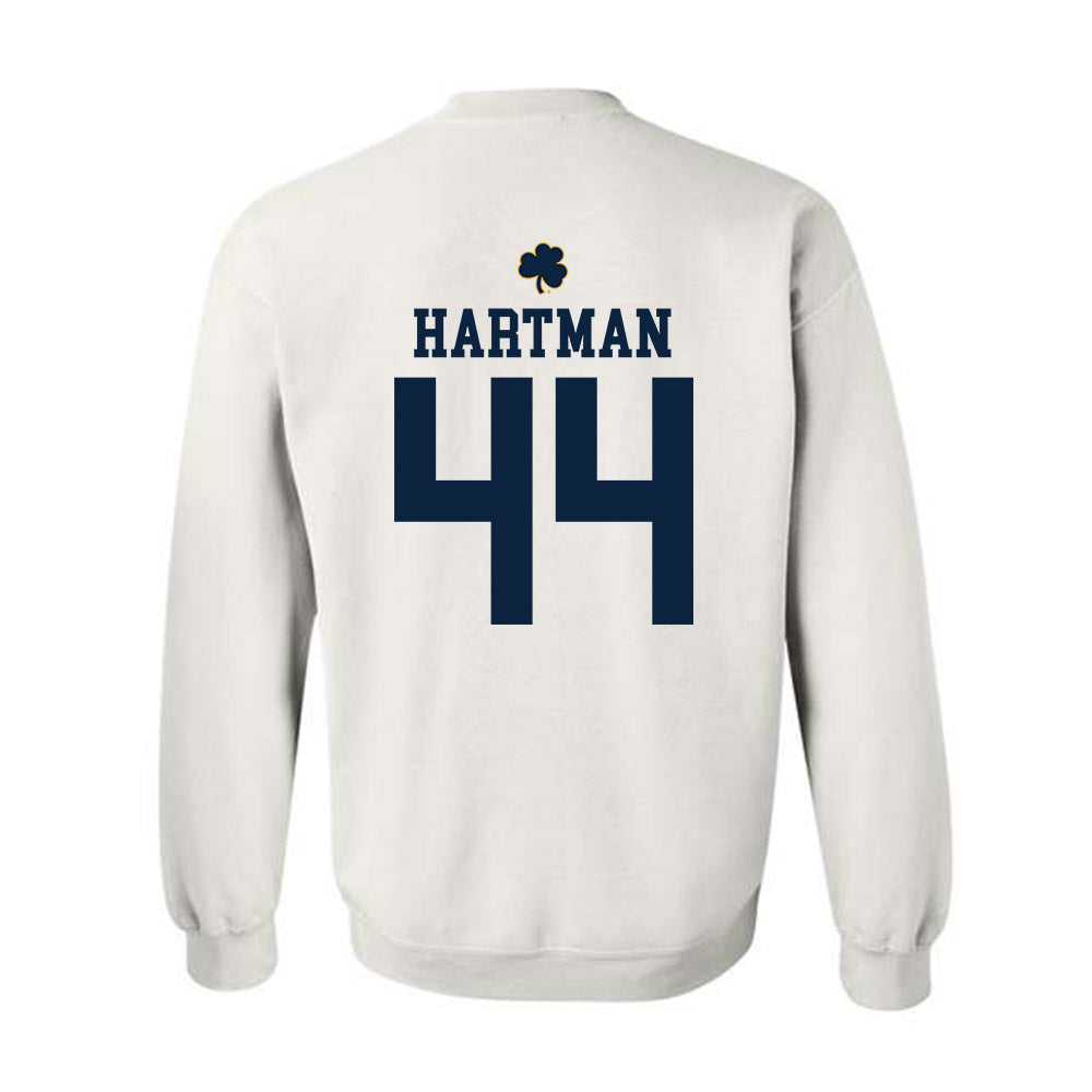 Notre Dame - NCAA Baseball : Trent Hartman - Classic Shersey Crewneck Sweatshirt-1