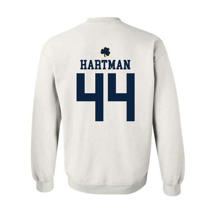 Notre Dame - NCAA Baseball : Trent Hartman - Classic Shersey Crewneck Sweatshirt-1