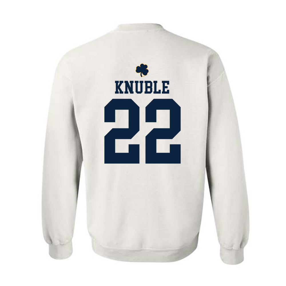 Notre Dame - NCAA Men's Ice Hockey : Cole Knuble - Classic Shersey Crewneck Sweatshirt