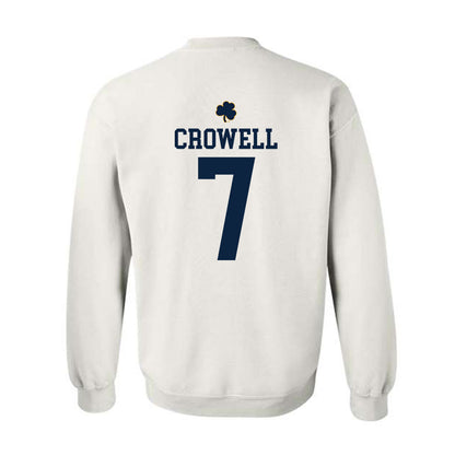 Notre Dame - NCAA Baseball : Caden Crowell - Classic Shersey Crewneck Sweatshirt-1