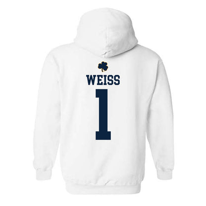 Notre Dame - NCAA Softball : Brianne Weiss - Classic Shersey Hooded Sweatshirt-1