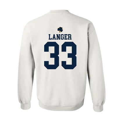 Notre Dame - NCAA Women's Volleyball : Grace Langer - Classic Shersey Crewneck Sweatshirt