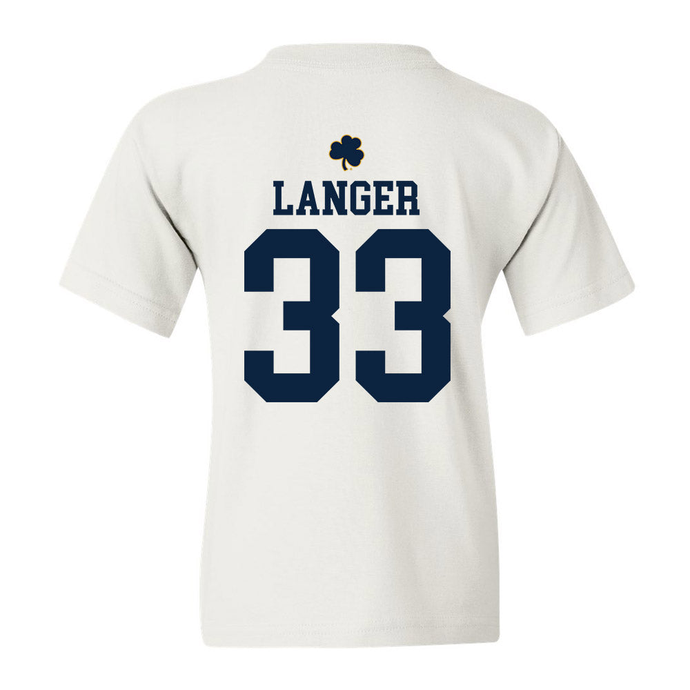 Notre Dame - NCAA Women's Volleyball : Grace Langer - Classic Shersey Youth T-Shirt