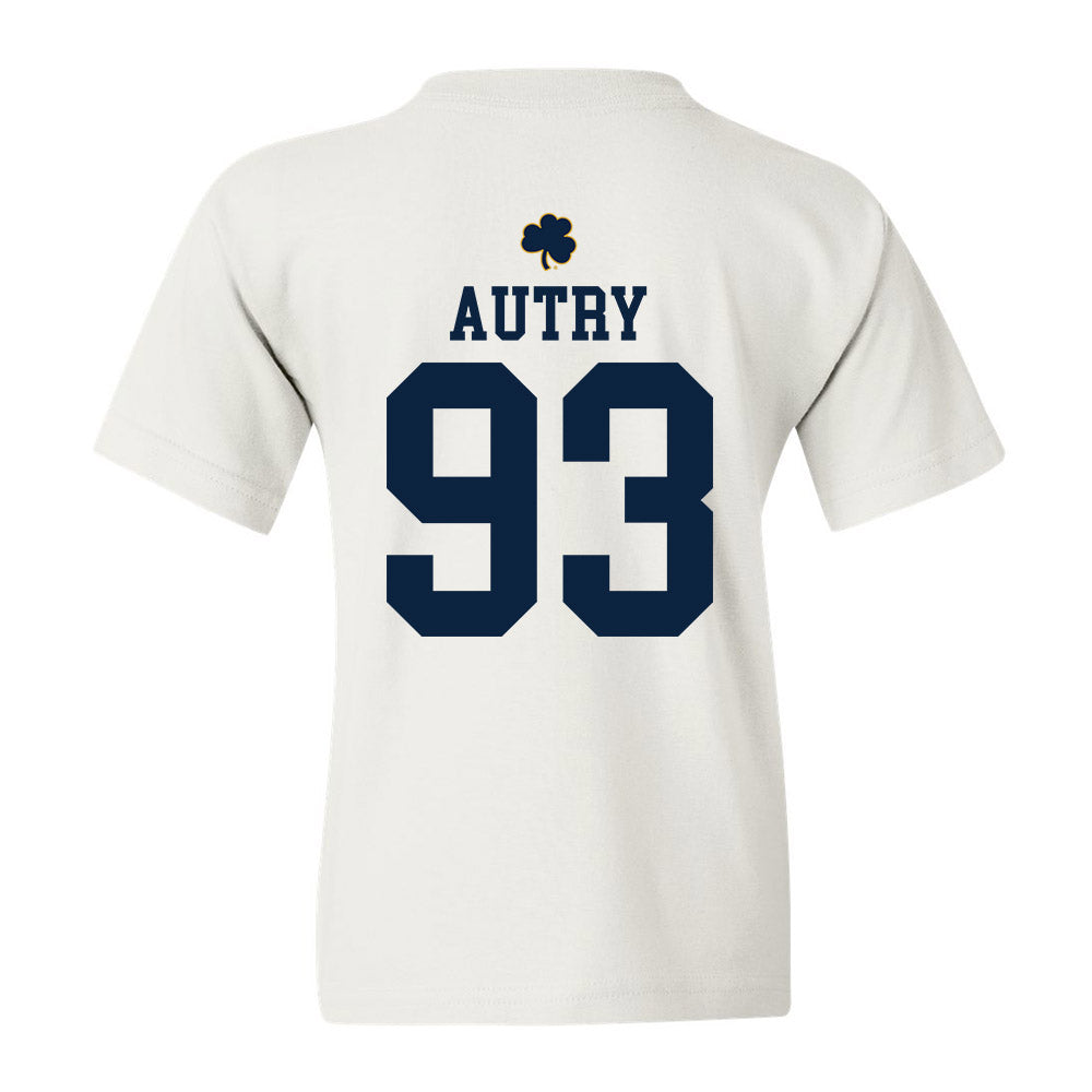 Notre Dame - NCAA Football : Quentin Autry - Classic Shersey Youth T-Shirt