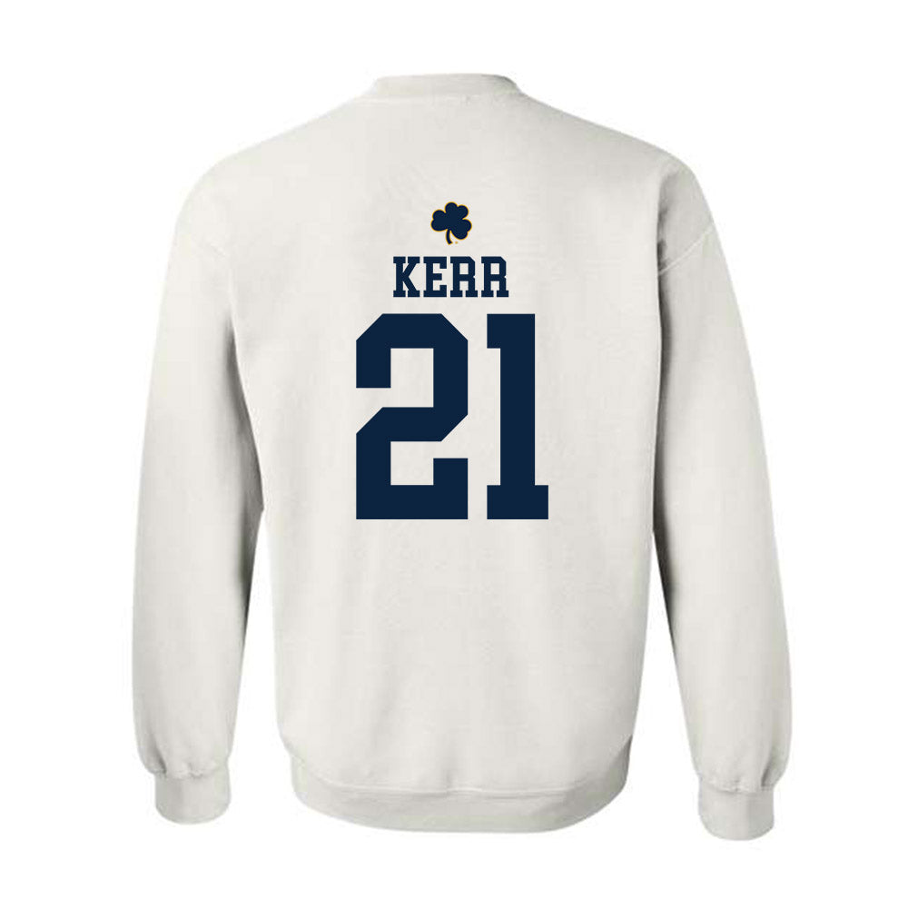 Notre Dame - NCAA Men's Ice Hockey : Jaedon Kerr - Classic Shersey Crewneck Sweatshirt-1
