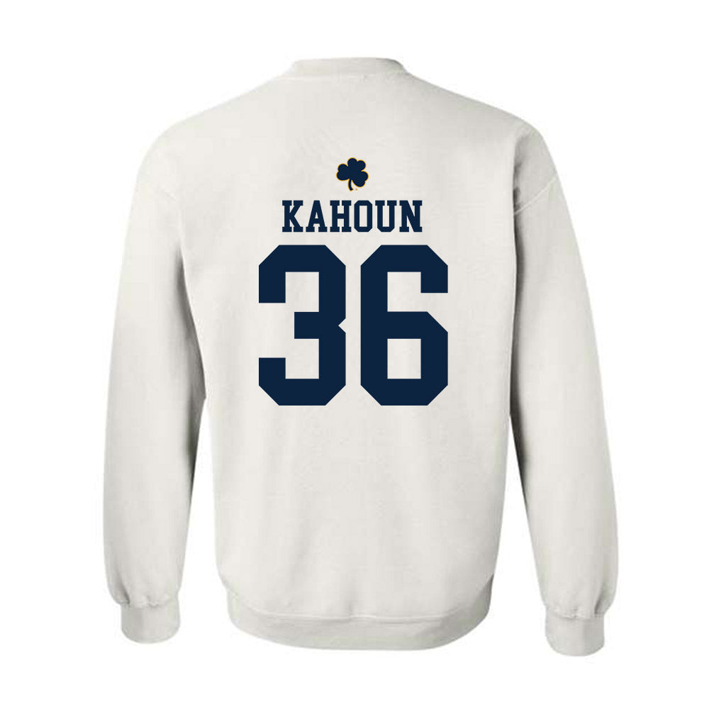 Notre Dame - NCAA Football : Bodie Kahoun - Classic Shersey Crewneck Sweatshirt-1