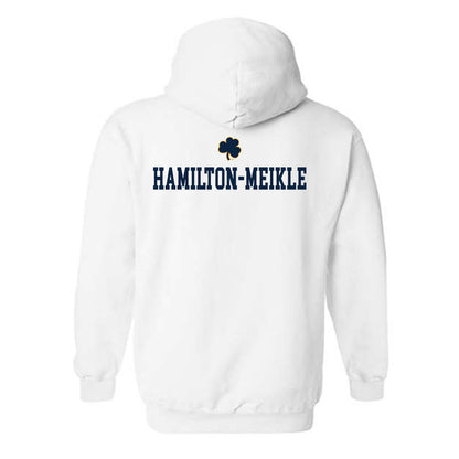 Notre Dame - NCAA Men's Fencing : Jonathan Hamilton-Meikle - Classic Shersey Hooded Sweatshirt-1