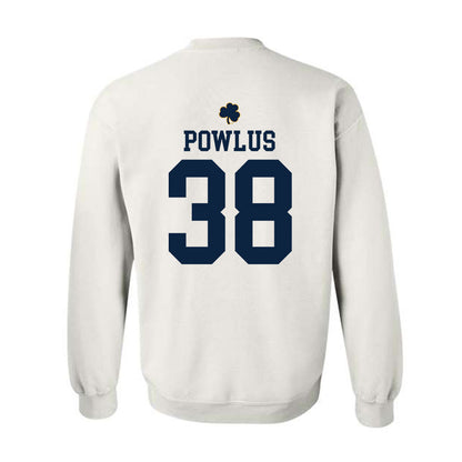 Notre Dame - NCAA Football : Tommy Powlus - Classic Shersey Crewneck Sweatshirt-1