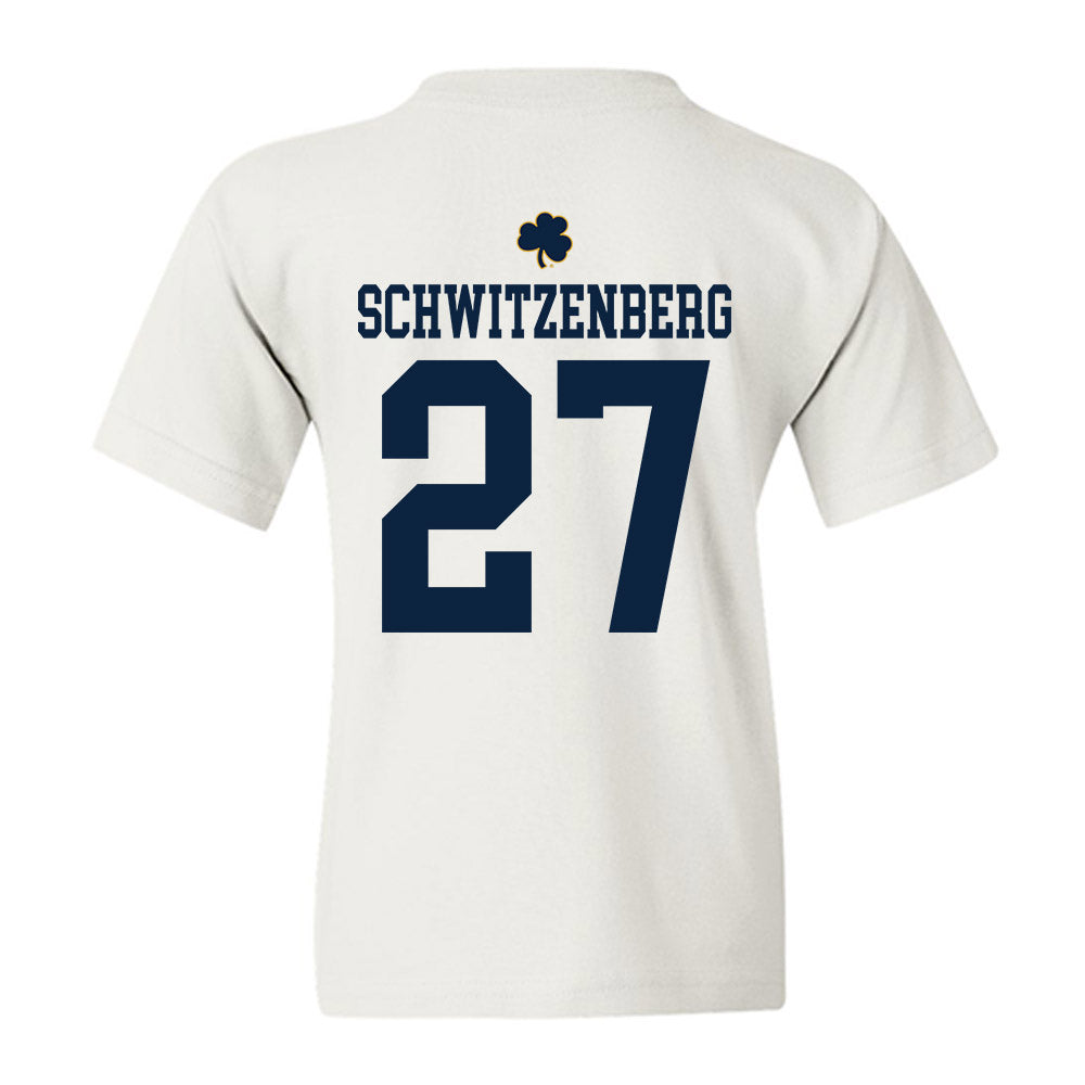 Notre Dame - NCAA Men's Lacrosse : Nate Schwitzenberg - Classic Shersey Youth T-Shirt-1