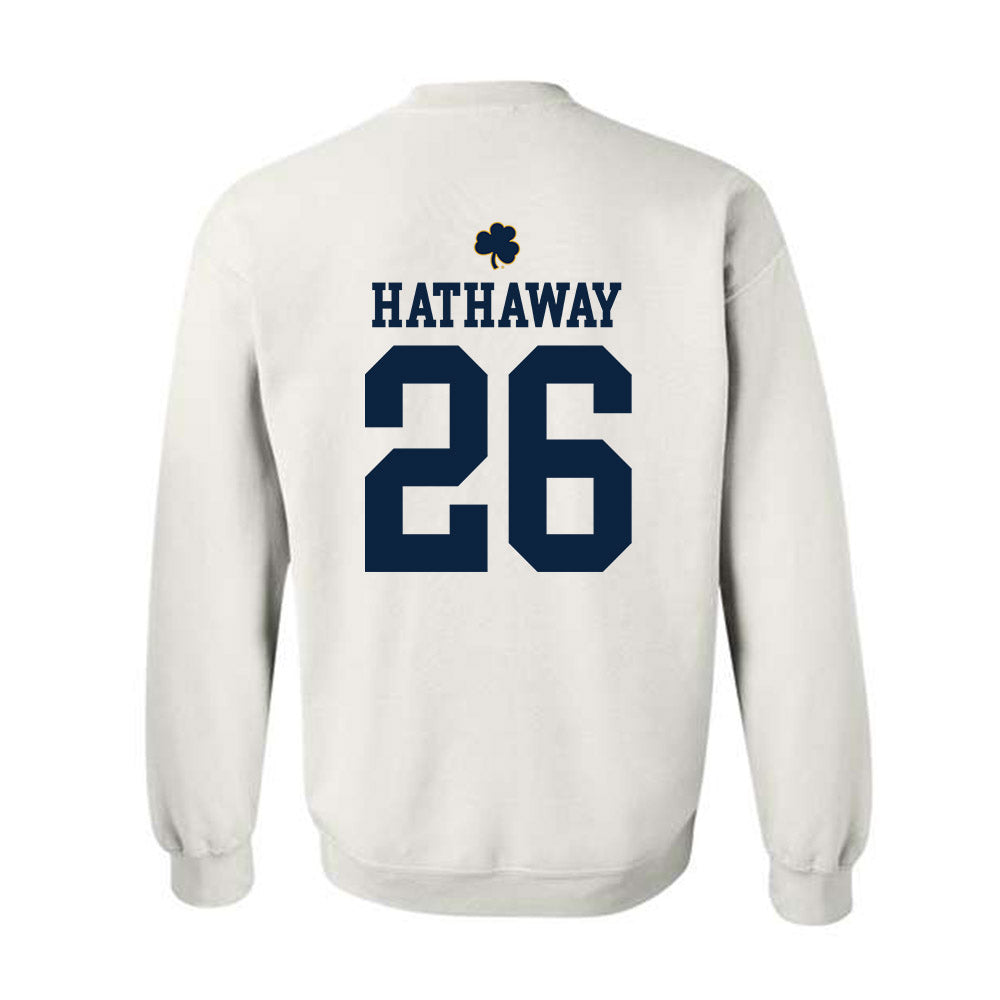  - NCAA Women's Soccer : Melinda Hathaway - Classic Shersey Crewneck Sweatshirt-1
