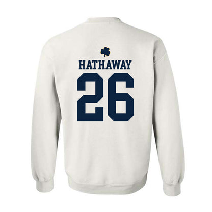  - NCAA Women's Soccer : Melinda Hathaway - Classic Shersey Crewneck Sweatshirt-1