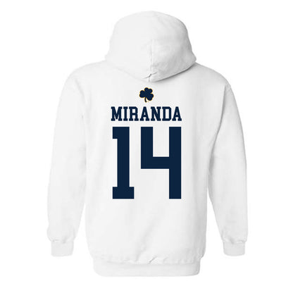 Notre Dame - NCAA Baseball : Shane Miranda - Classic Shersey Hooded Sweatshirt-1