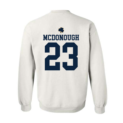 Notre Dame - NCAA Baseball : Tobey McDonough - Classic Shersey Crewneck Sweatshirt-1