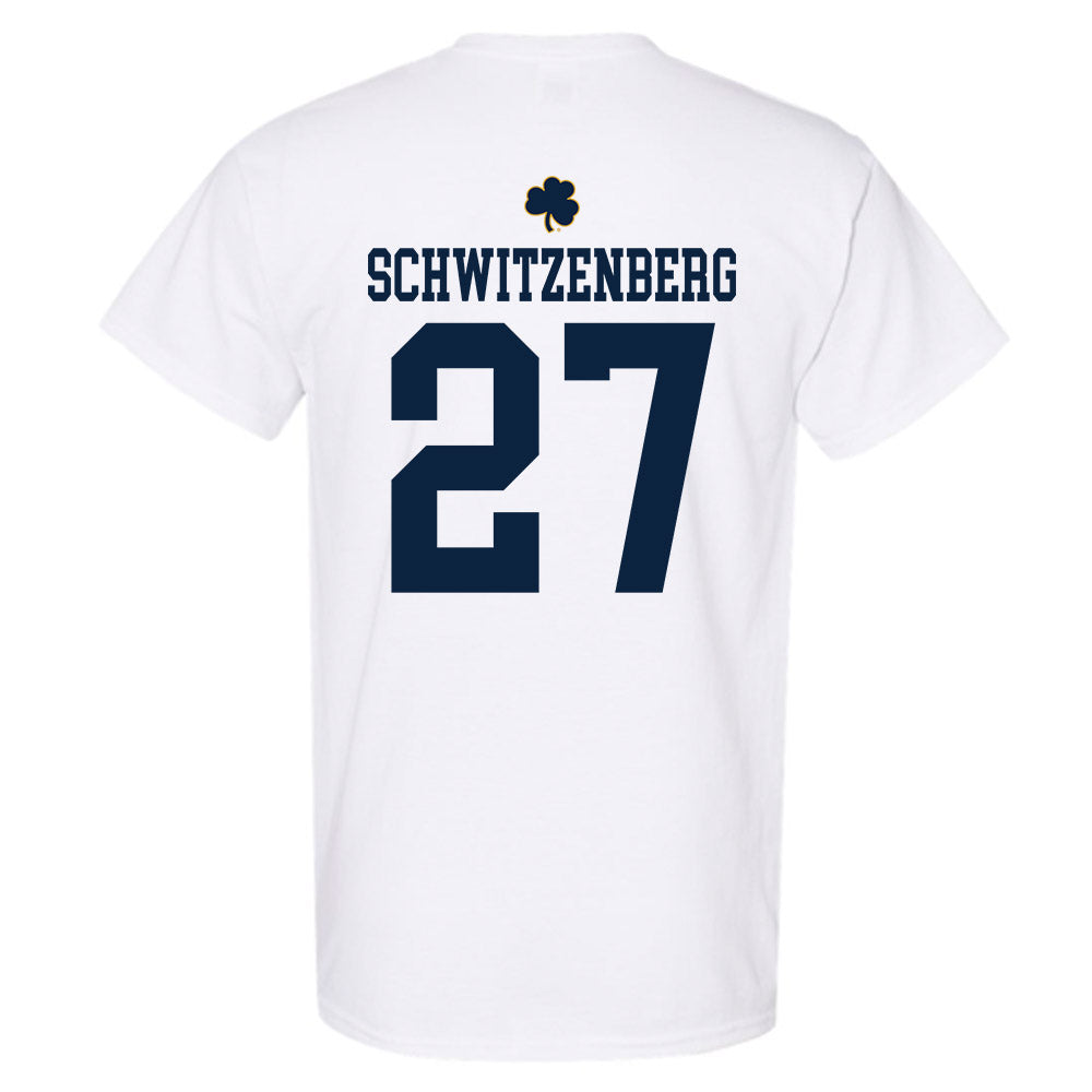 Notre Dame - NCAA Men's Lacrosse : Nate Schwitzenberg - Classic Shersey T-Shirt-1
