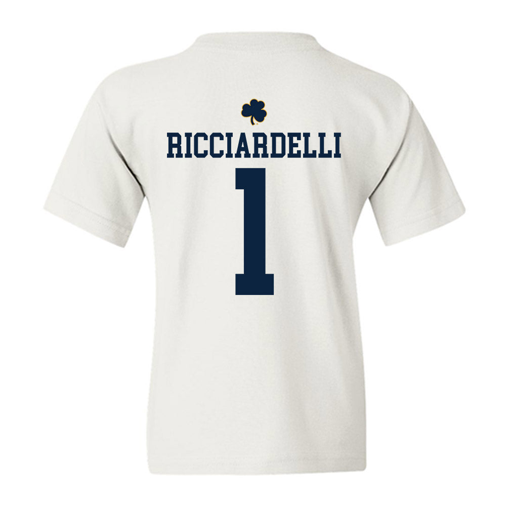 Notre Dame - NCAA Men's Lacrosse : Thomas Ricciardelli - Classic Shersey Youth T-Shirt-1