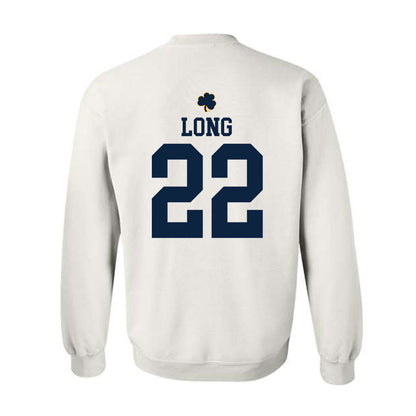 Notre Dame - NCAA Football : Ethan Long - Classic Shersey Crewneck Sweatshirt-1