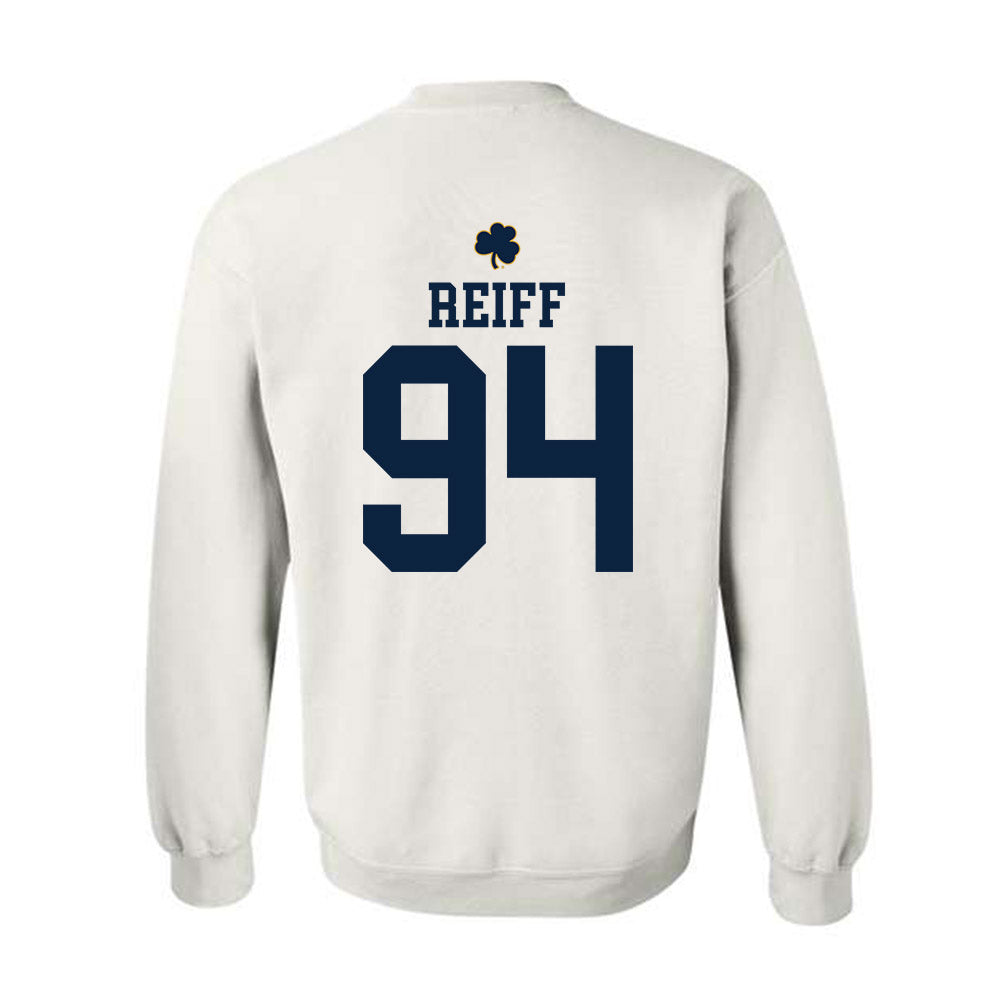 Notre Dame - NCAA Football : Joseph Reiff - Classic Shersey Crewneck Sweatshirt-1