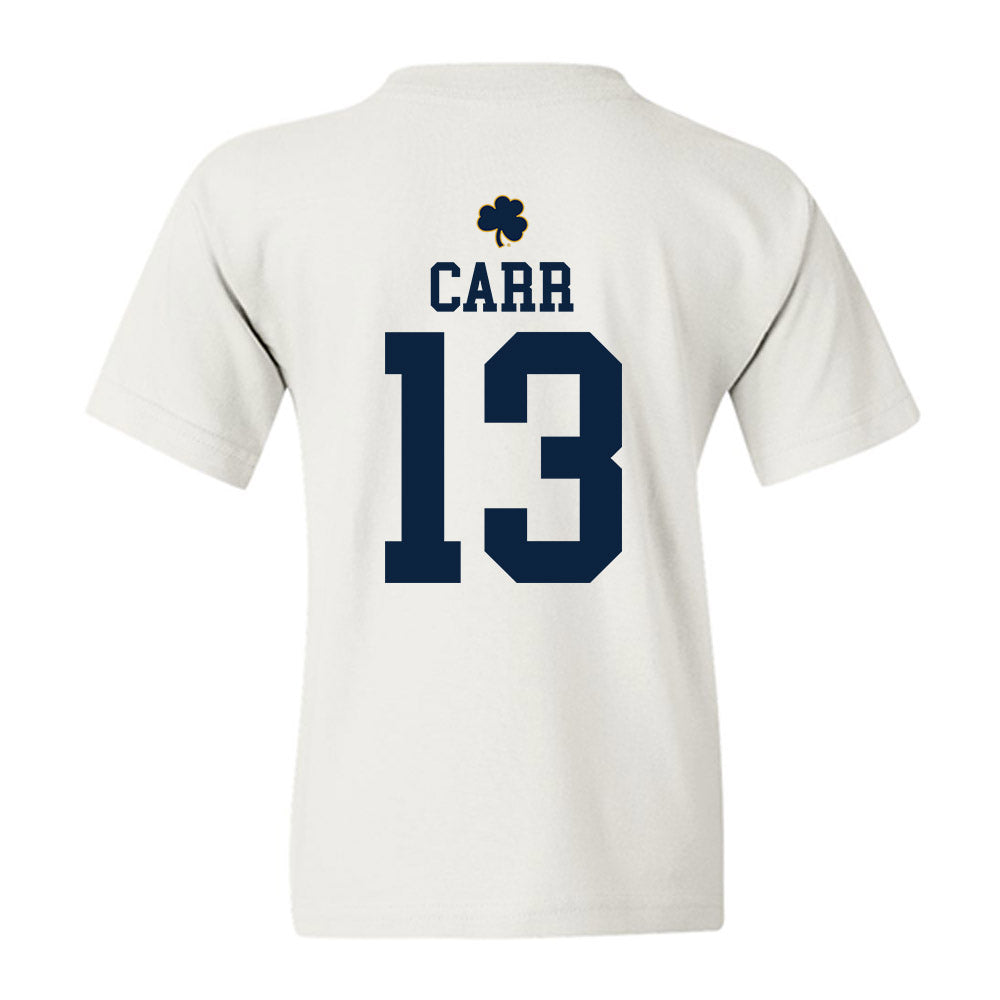 Notre Dame - NCAA Football : CJ Carr - Classic Shersey Youth T-Shirt-1