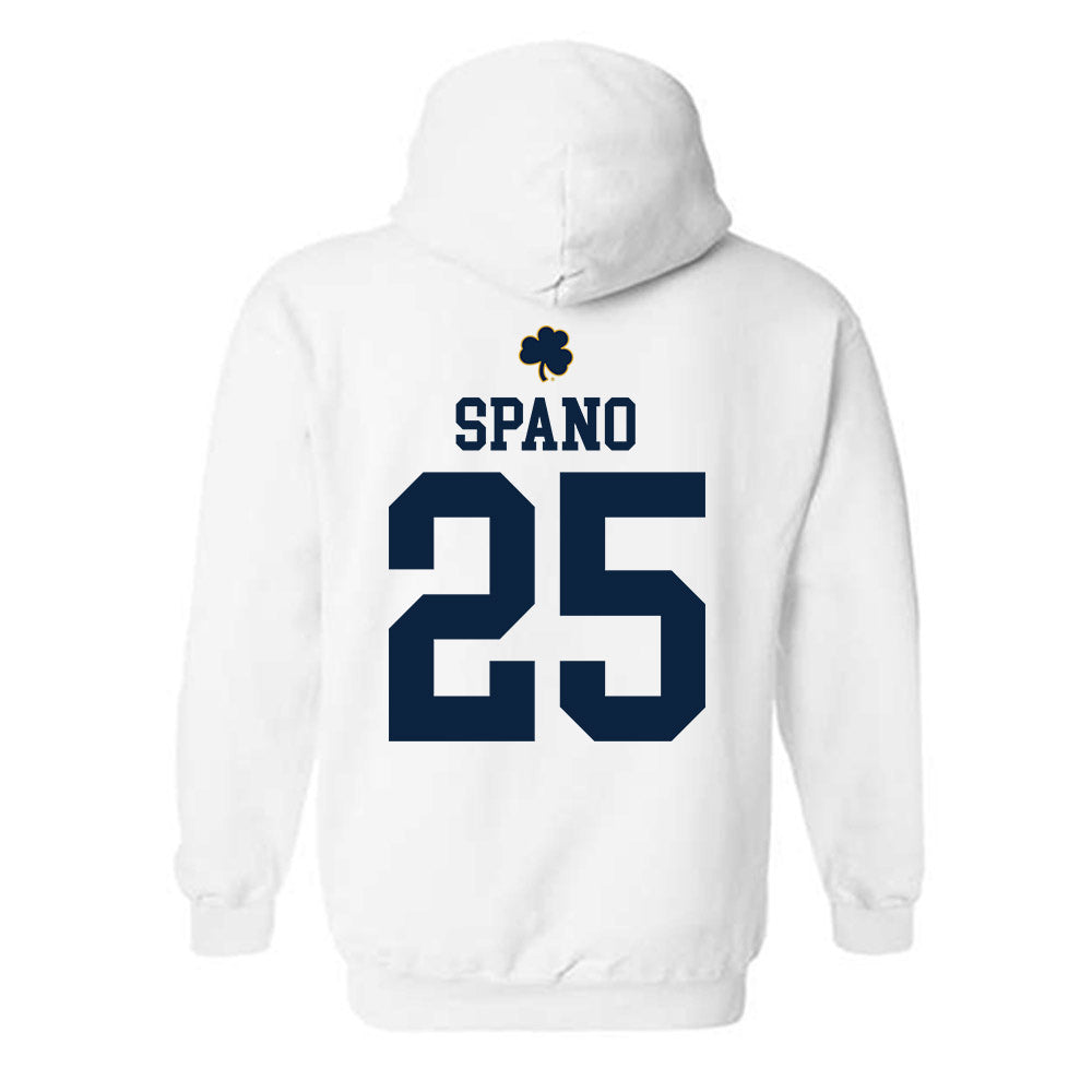 Notre Dame - NCAA Men's Lacrosse : Tyler Spano - Classic Shersey Hooded Sweatshirt-1
