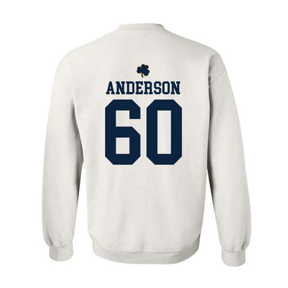 Notre Dame - NCAA Football : Max Anderson - Classic Shersey Crewneck Sweatshirt-1