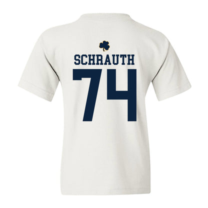 Notre Dame - NCAA Football : Billy Schrauth - Classic Shersey Youth T-Shirt-1