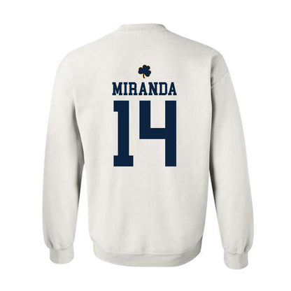 Notre Dame - NCAA Baseball : Shane Miranda - Classic Shersey Crewneck Sweatshirt-1