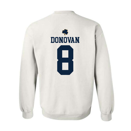 Notre Dame - NCAA Men's Lacrosse : Andrew Donovan - Classic Shersey Crewneck Sweatshirt-1