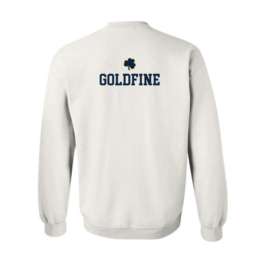 Notre Dame - NCAA Men's Fencing : Ian Goldfine - Classic Shersey Crewneck Sweatshirt