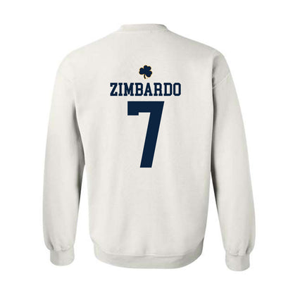 Notre Dame - NCAA Baseball : Jared Zimbardo - Classic Shersey Crewneck Sweatshirt
