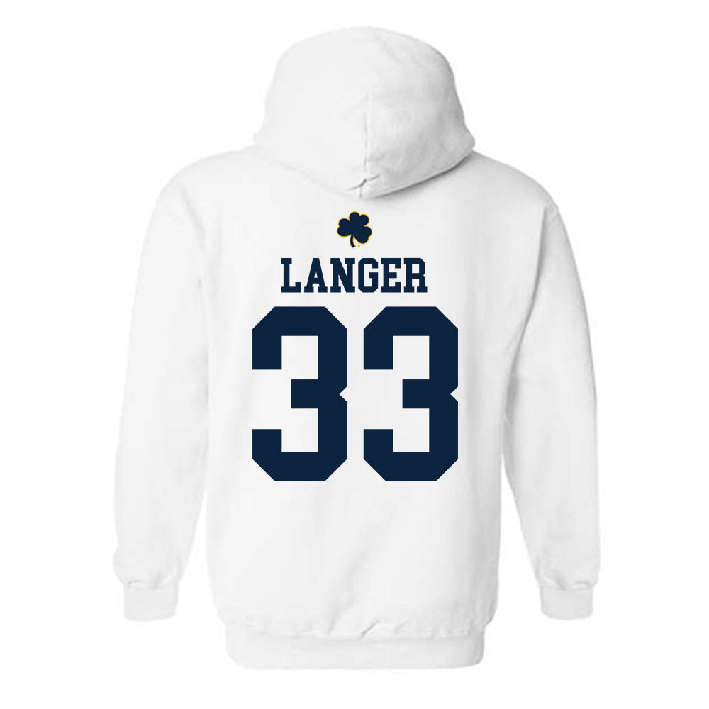 Notre Dame - NCAA Women's Volleyball : Grace Langer - Classic Shersey Hooded Sweatshirt