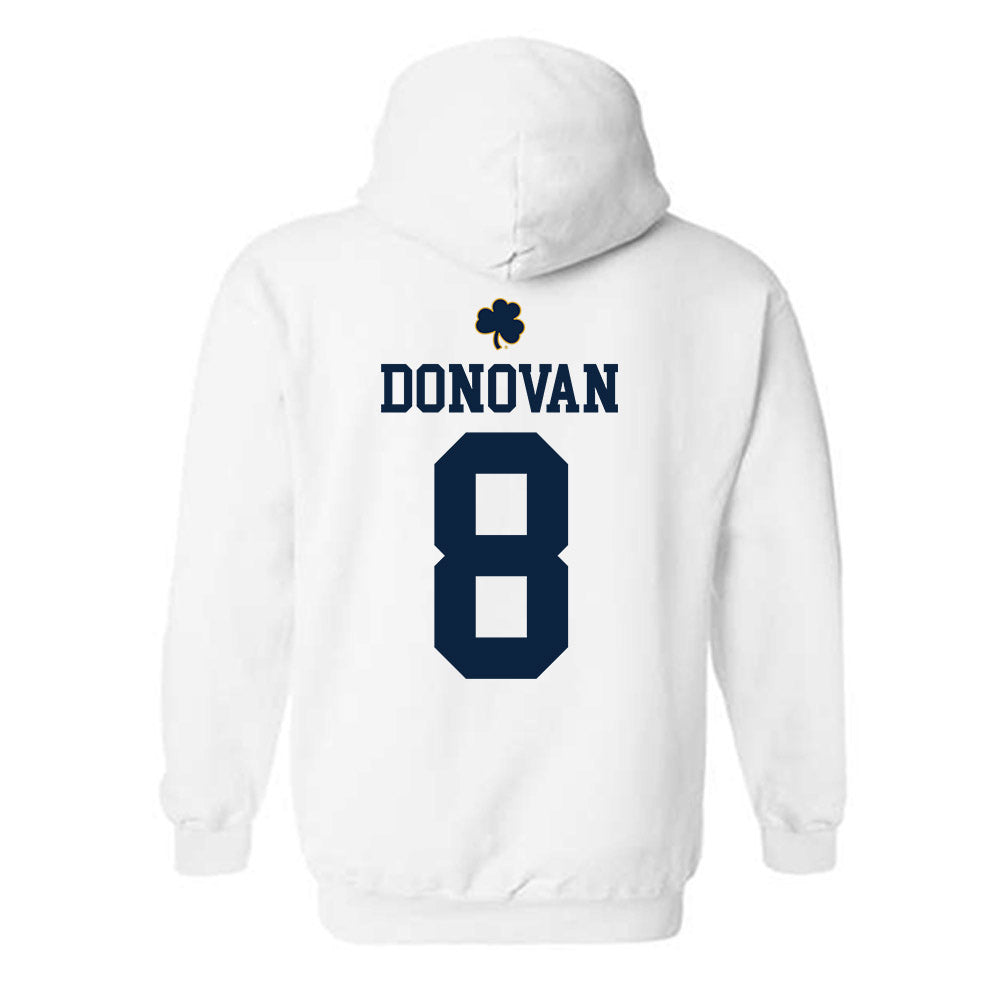 Notre Dame - NCAA Men's Lacrosse : Andrew Donovan - Classic Shersey Hooded Sweatshirt-1